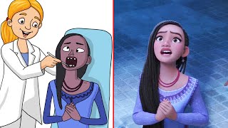 Disney Wish Song Funny Drawing Meme | Try Not to Laugh 😂