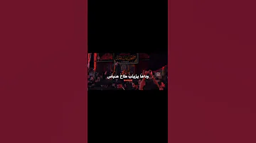وداعا يزينب طاح عباس استشهاد الامام العباس ع ستوريات حسينيه الامام العباس ع دعاء عظم الله اجركم 
