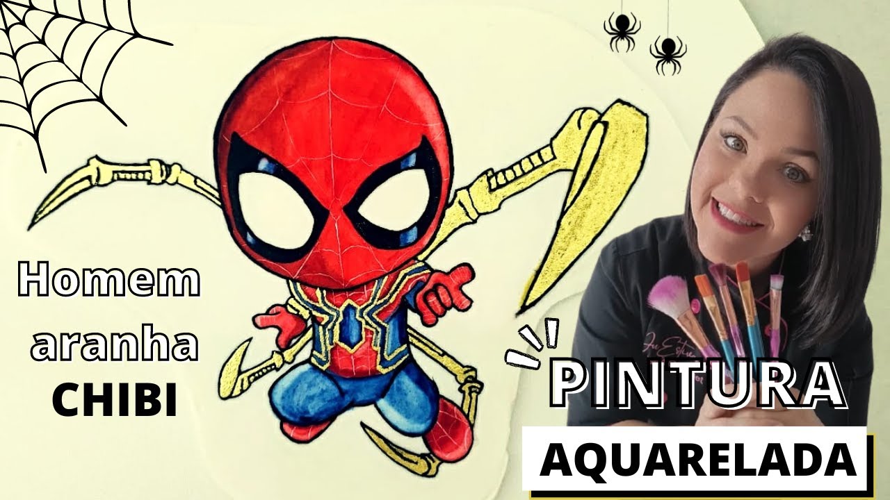 COMO PINTAR O HOMEM ARANHA PINTURA EM PASTA AMERICANA ! YouTube