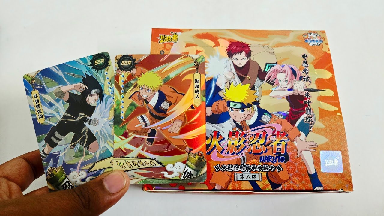 Naruto Trading Cards Unboxing || Anime cards Unboxing - YouTube