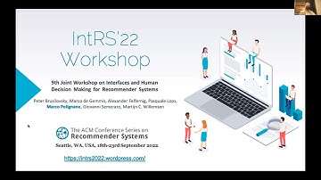 IntRS Workshop RecSys 2022