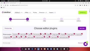 CKEditor5 configuration and installation process on Mind Framework.