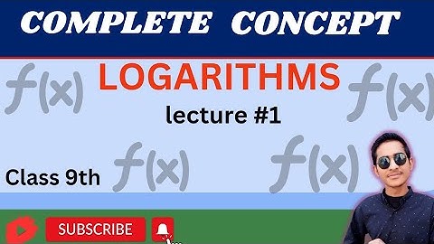 Intro to Logarithms and Scientific Notation | Class 9 Math Explained lec-1
