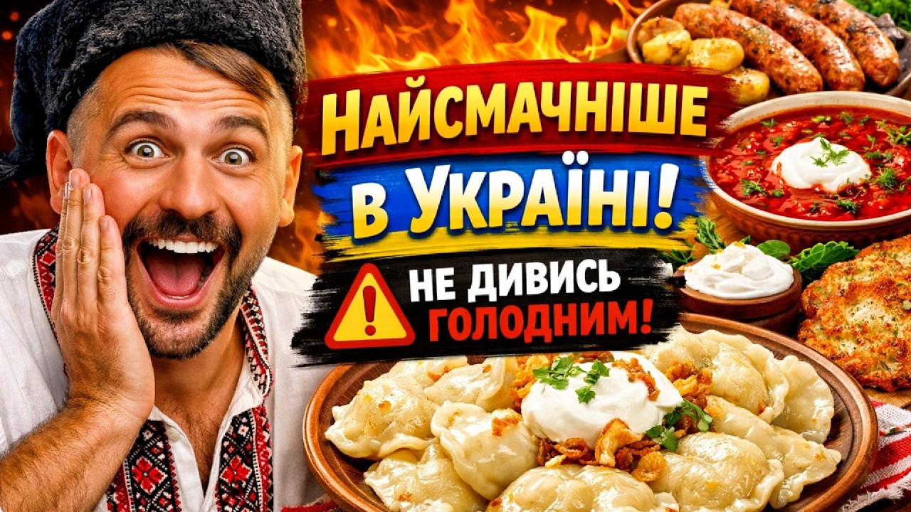 ТОП Найсмачніших Страв України, які зводить з розуму! ЦЕ ВІДЕО ЗАБОРОНЕНО ДИВИТИСЯ ГОЛОДНИМ!