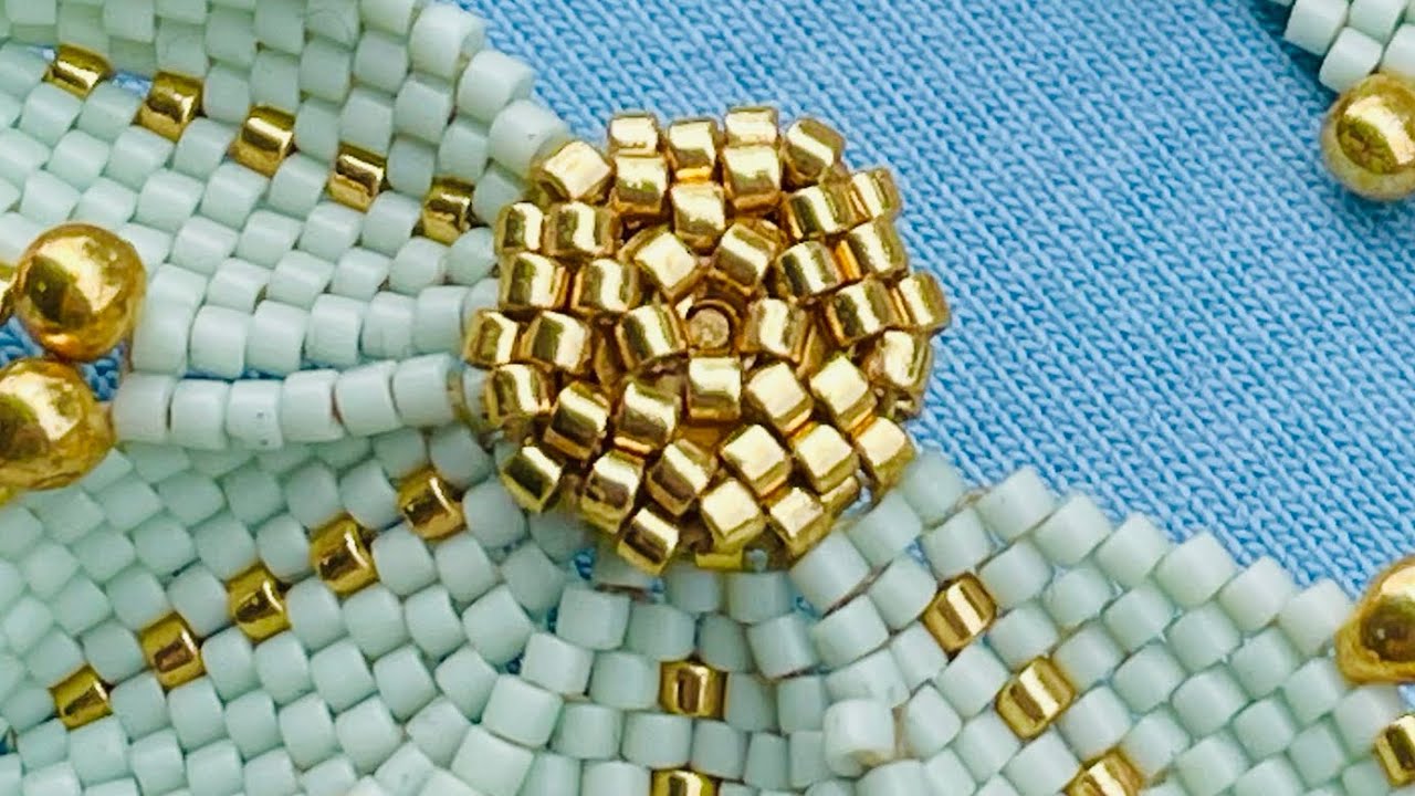 Tejido en peyote circular para realizar topos, súper prácticos y fáciles de realizar🤗