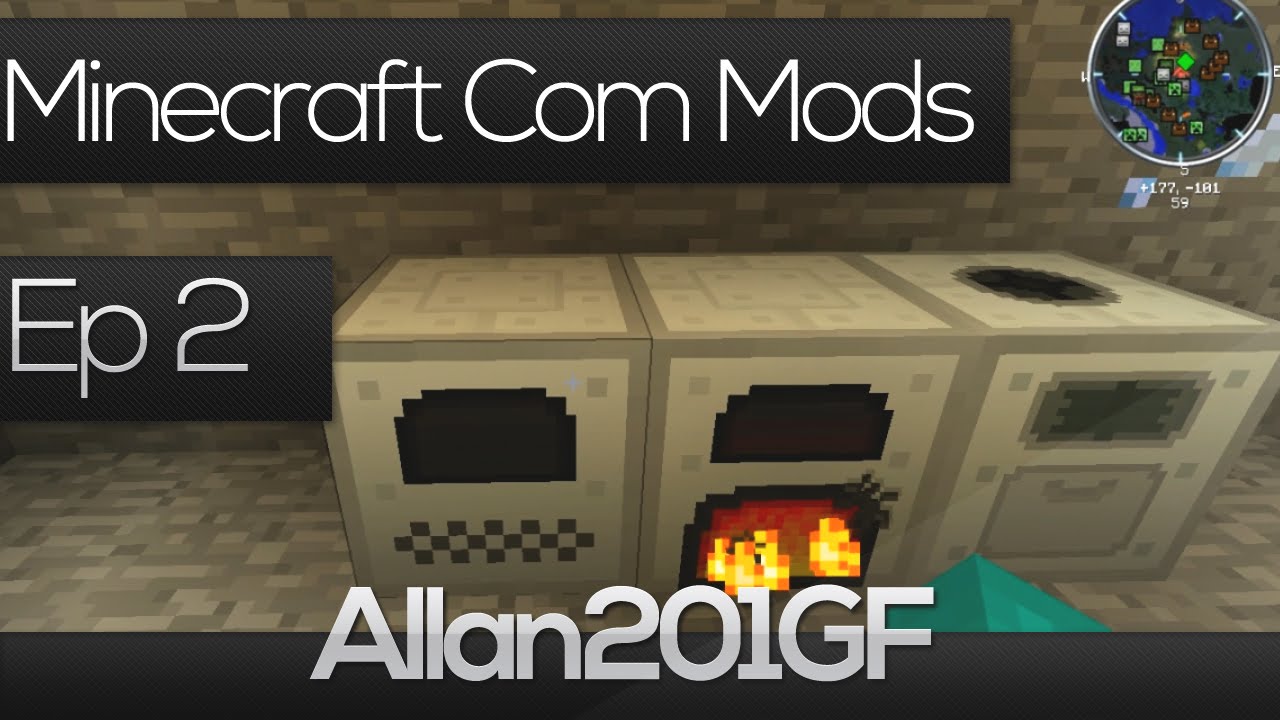 Minecraft Com Mods Ep 2 - Primeira Maquina - YouTube
