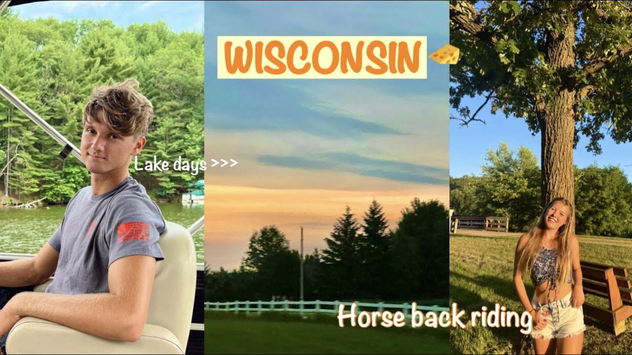 Roadtrip to Wisconsin HORSEBACK RIDING, THE DELLS, LAKE DAYS YouTube