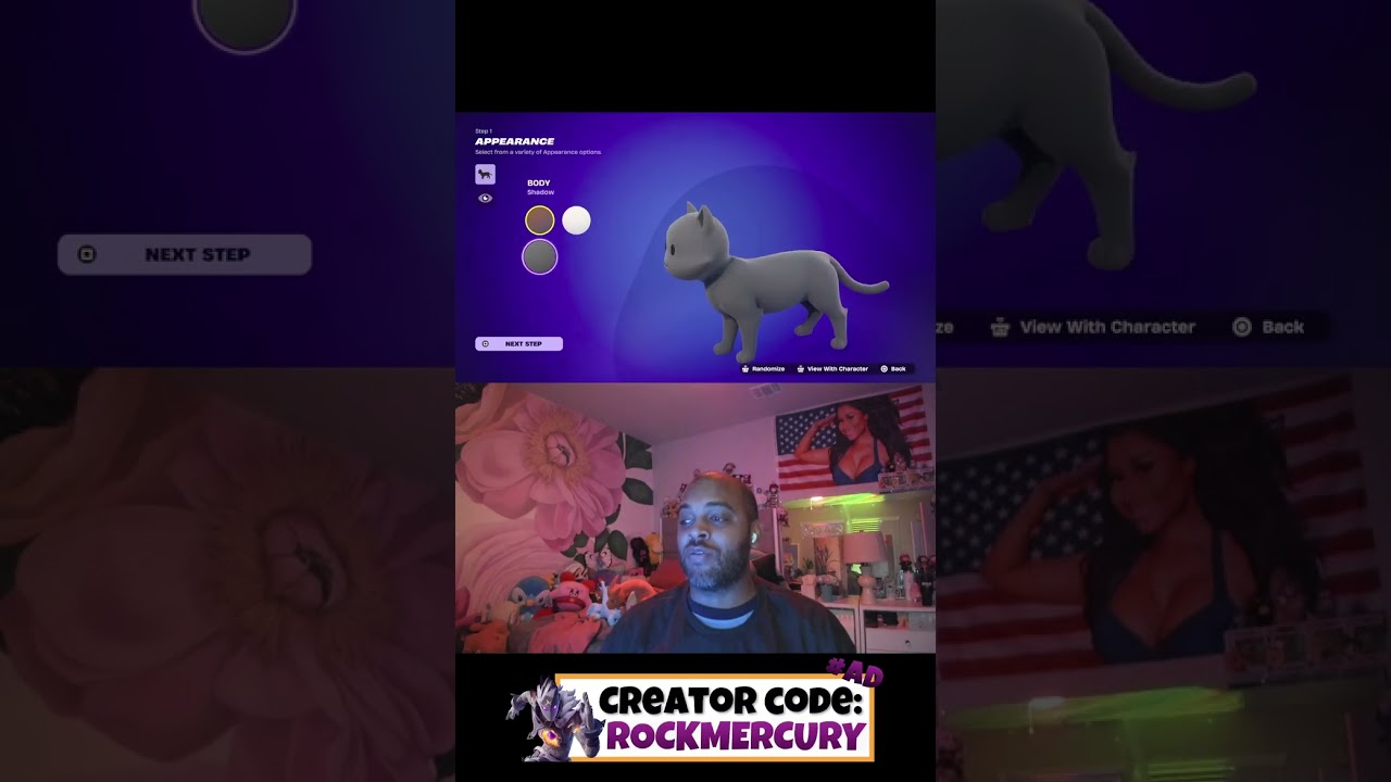 Fortnite kit sidekick from Lion King to ROCK MERCURY