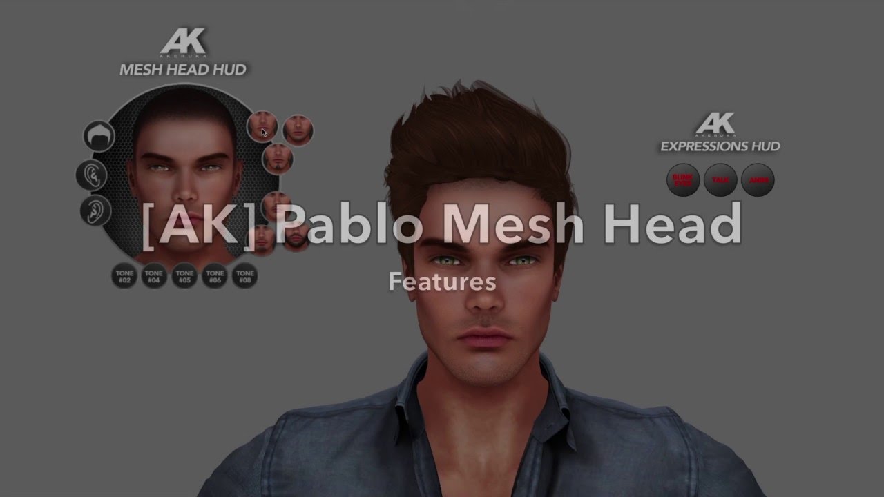 AKERUKA Pablo Mesh Head