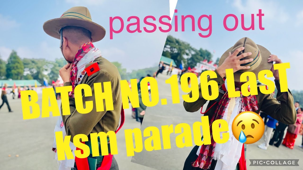 passing Out batch No.196 last ksm parade 💝🤫Happy Valley Shillong 58 GTC Gorkha Training Center