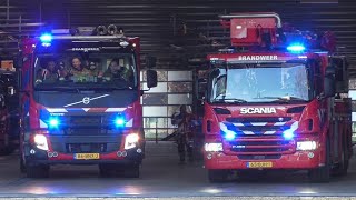 Vanuit Kazerne 2X Brandweer Breda Met Spoed Naar Woningbranden In Breda