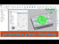 Powermill Projection Plane finishing programming|Powermill में प्रोजेक्शन प्लेन फिनिशिंग केसे करे
