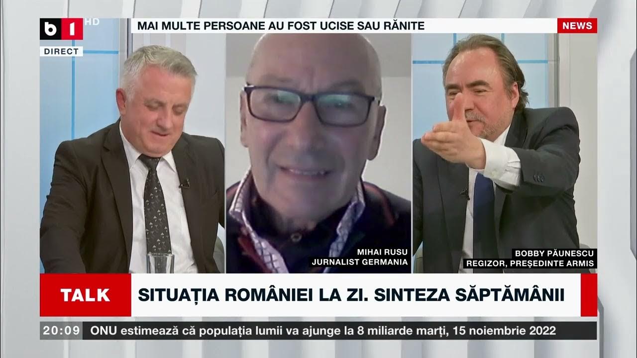TALK B1 CU DAN GABOR. SITUAȚIA ROMÂNIEI LA ZI. SINTEZA SĂPTĂMÂNII. P2/2