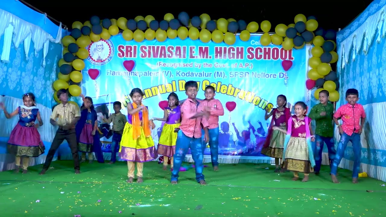 Andala Ada Bomma Song Performance By Sri Sivasai E.M High School Students