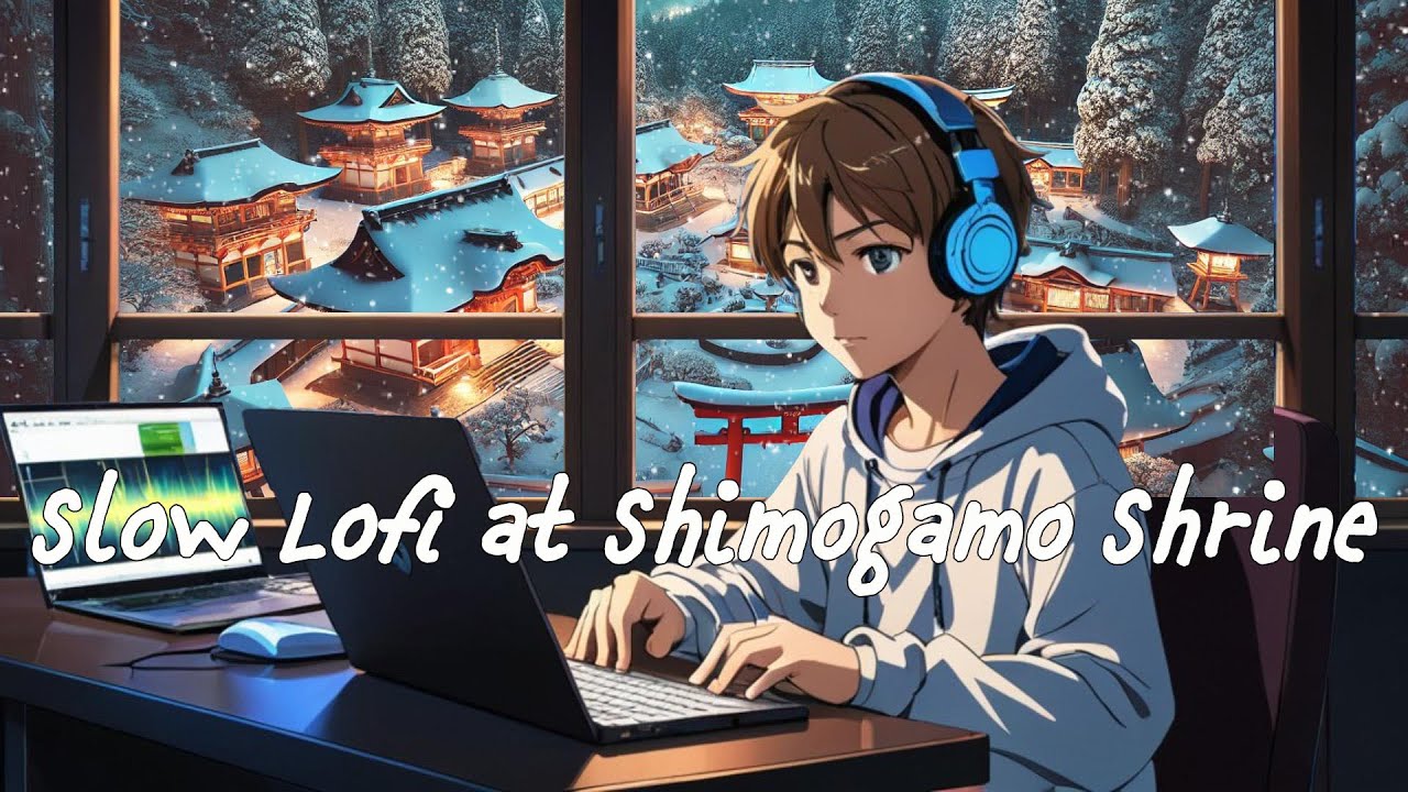 Slow Lofi Beats at Shimogamo Shrine: Peaceful Study & Relaxation Music