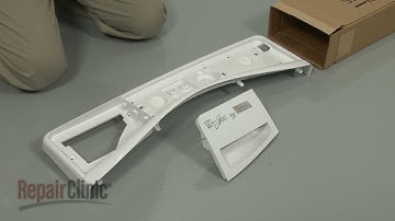 Whirlpool Front Load Washer Control Panel Housing WPW10446411