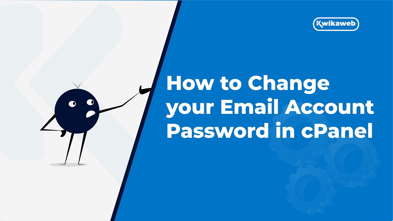 How to Change your Email Account Password in cPanel - YouTube