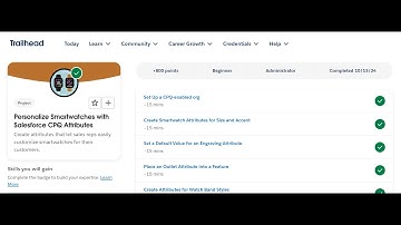 Set Up a CPQ-enabled org | Personalize Smartwatches with Salesforce CPQ Attributes | Salesforce