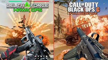 Attention to Detail & Physics Comparison: Delta Force Vs Black ops 6
