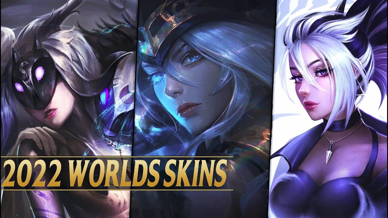WORLDS CHAMPIONS 2022 SKINS REVEALED DRX Aatrox Kindred Akali Caitlyn