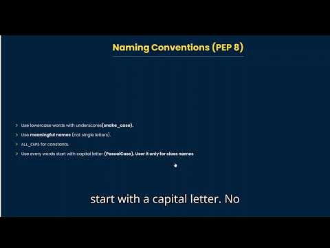 Python Naming Conventions Explained in 2 Minutes