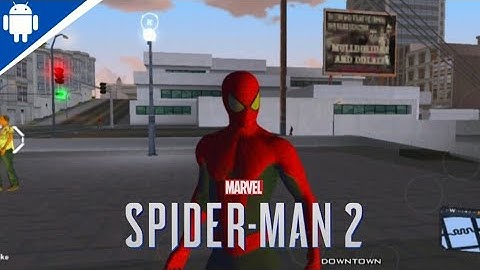 Marvel Spiderman 2 [TASM2-suit] Gameplay freeroam GTA SA android 