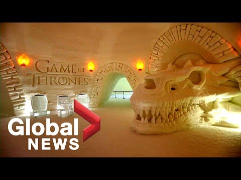 Video: Ice Hotel I Game Of Thrones I Finland