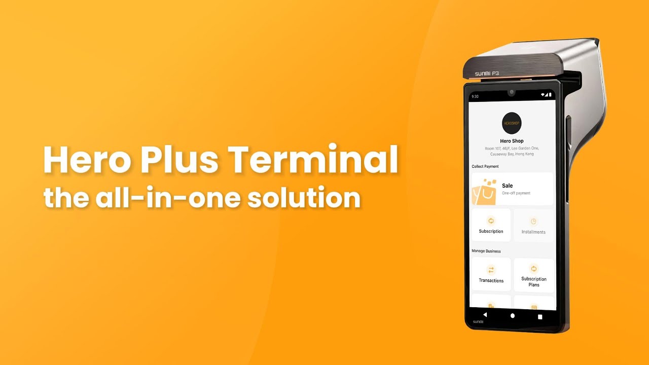 Hero Plus Terminal | All-in-One Payment Solution for Your Business | MY