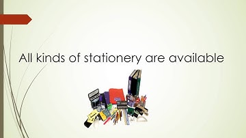 presentation of book shop