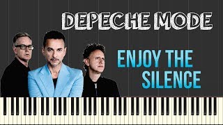 Depeche Mode - Enjoy The Silence (Piano Tutorial Synthesia) chords