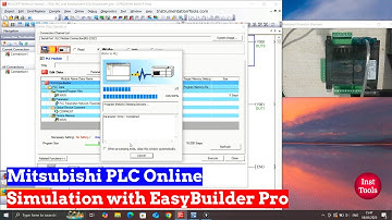 Mitsubishi PLC Online Simulation with EasyBuilder Pro