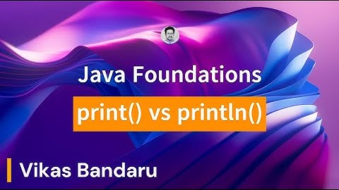 Java Foundations - print vs println #javaprogramming #coding #beginners