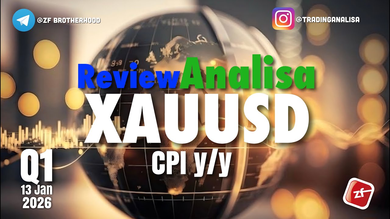 REVIEW Analisa Teknikal XAUUSD tgl 13 Jan 2026