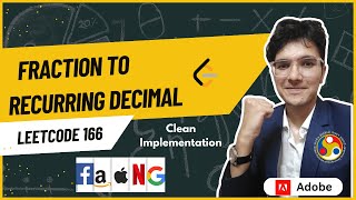 Fraction to Recurring Decimal | LeetCode 166 | Tricky Edge Cases