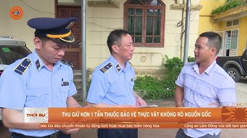 THU GIỮ HƠN 1 TẤN THUỐC BẢO VỆ THỰC VẬT KHÔNG RÕ NGUỒN GỐC | VTV5