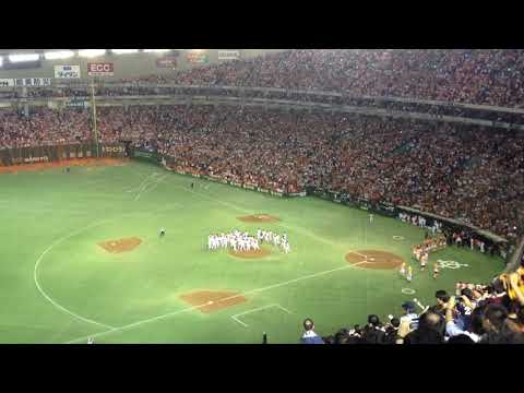 巨人 原監督胴上げ（東京ドーム 2012 CS優勝）
