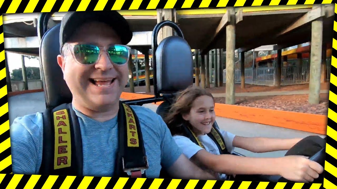 Goin Fast At The Track Arcade Go Karts Bumper Boats Claw Machines