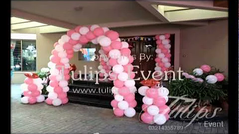 How to plan your first baby's birthday decoration & design in pakistan.mpg