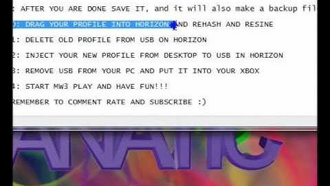 mw3 usb clantag/gamertag color mod
