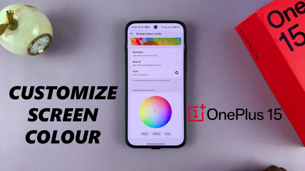 OnePlus 15: How To Change Screen Colour Mode - YouTube
