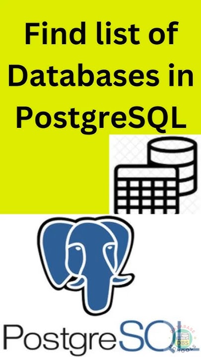 How to List All Databases in PostgreSQL: Simple Guide | 2024 update # ...