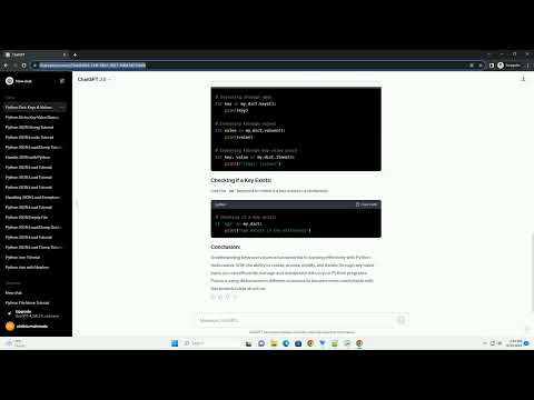 python key and value from dict