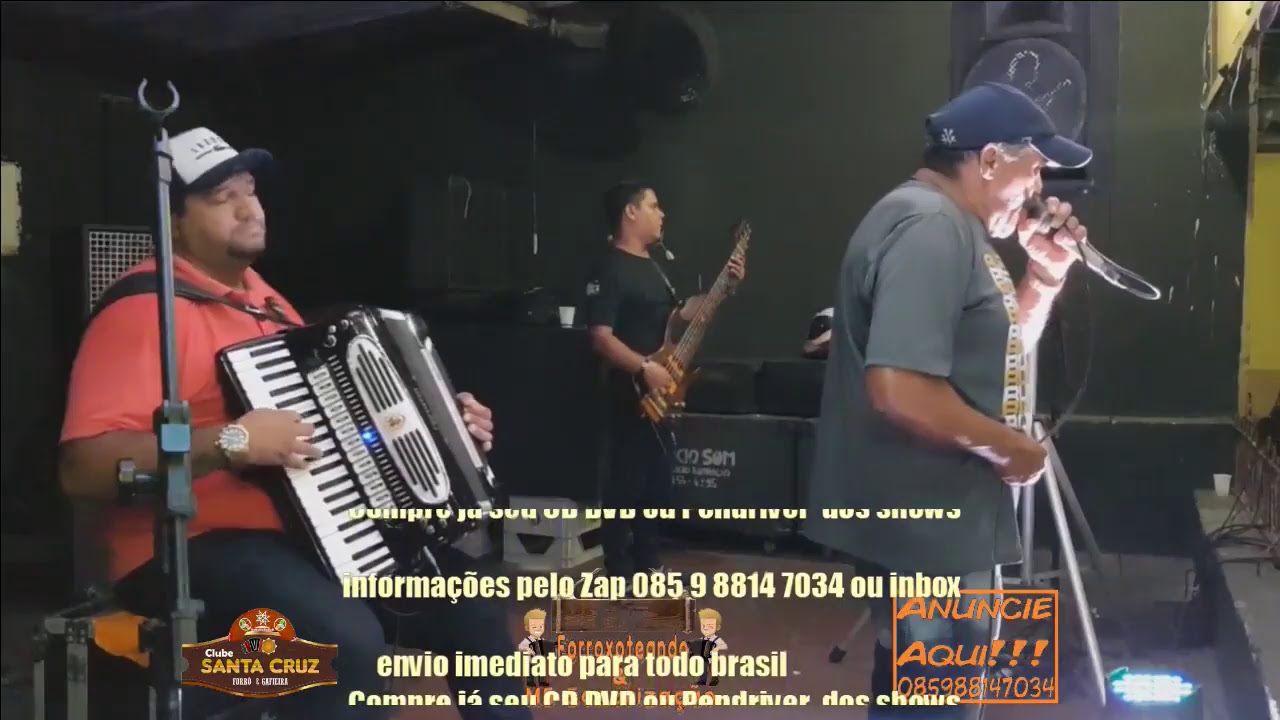 Dinho e Nossa Pizada ao vivo do Santa Cruz Forro pe de serra e  cultura nordestina nossa musica,