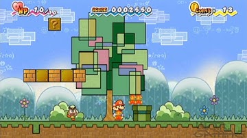 Super Paper Mario Walkthrough - Part 3: Chapter 1 - 1 HQ