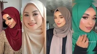 Hijab tutorial for eid very simple and decent 2023 l and its fashion screenshot 5