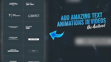 Add amazing text animations in your videos on Android || Kinemaster + Pixelflow || Yuvraj edits