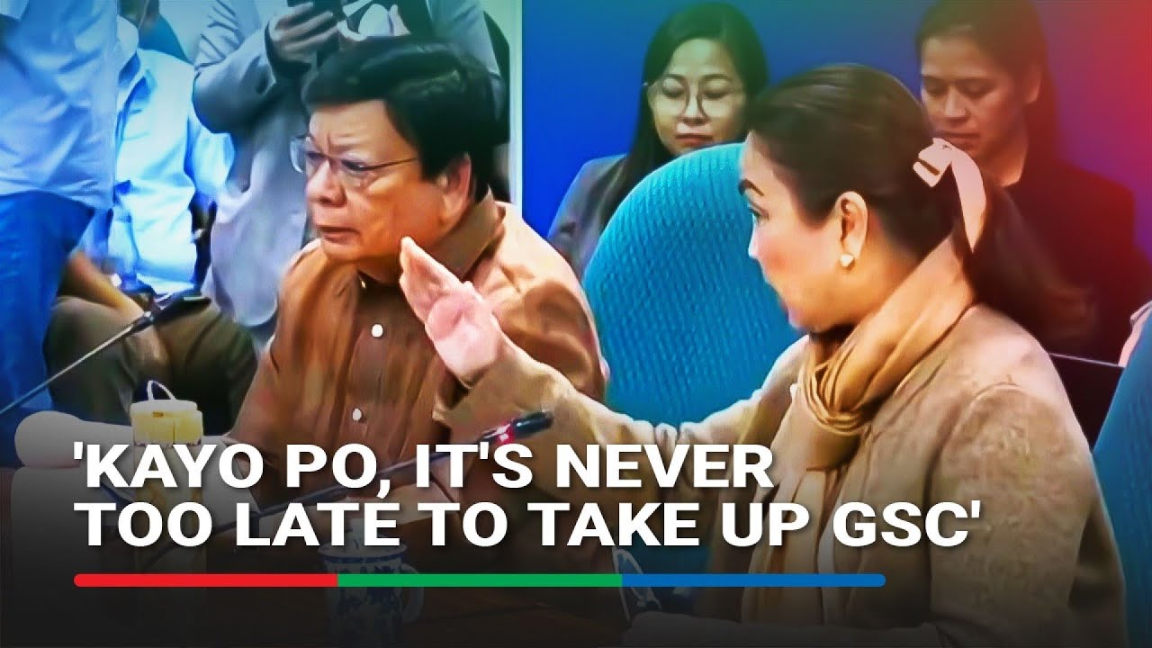 Legarda nilektyuran si Marcoleta: 'It's never too late' | ABS-CBN News