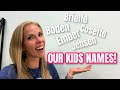 How we chose our kids names!  Meet the Millers Family Vlogs