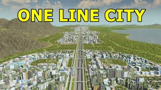 The Line City Project in Cities: Skylines