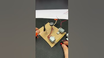 Science project ideas for schools - Dc motor #dcmotor #tech #project #scienceexperiment #shorts #diy